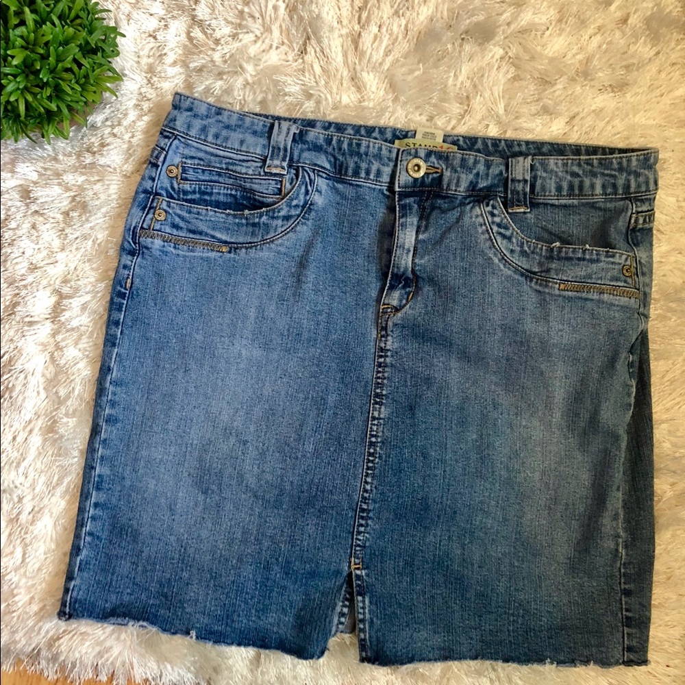 🌿Cut off Jean skirt🌿
